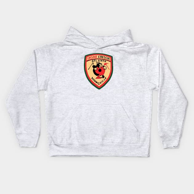 Atlanta Fire Station 9 Kids Hoodie by LostHose